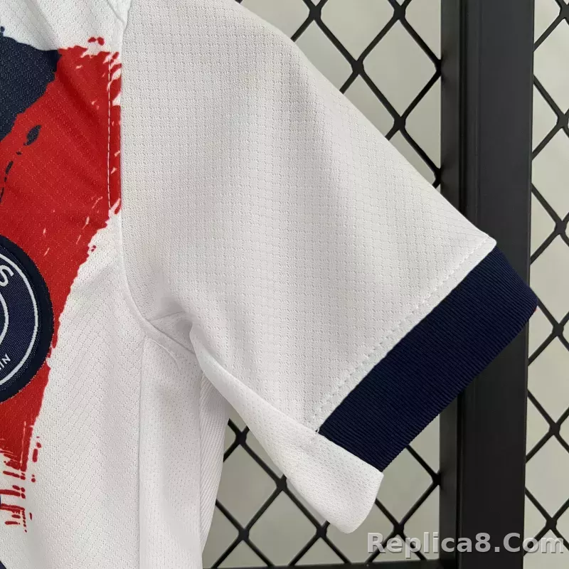 24-25 Paris Saint-Germain Away Soccer Kids Kit Jersey+Shorts - detail