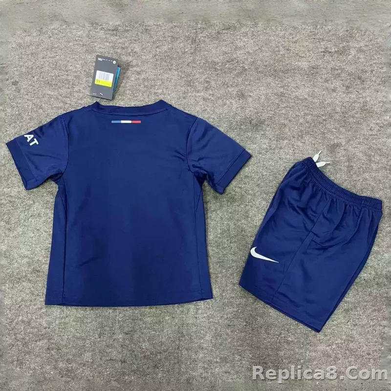 24-25 Paris Saint-Germain Home Soccer Kids Kit Jersey+Shorts - detail