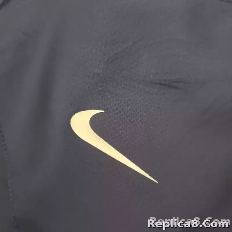 2021/2022 Psg Paris Saint-Germain Windbreaker Black - detail