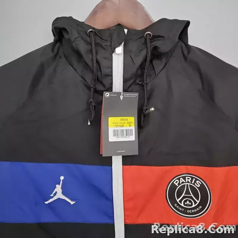 2021 Windbreaker Psg Paris Saint-Germain Black - detail