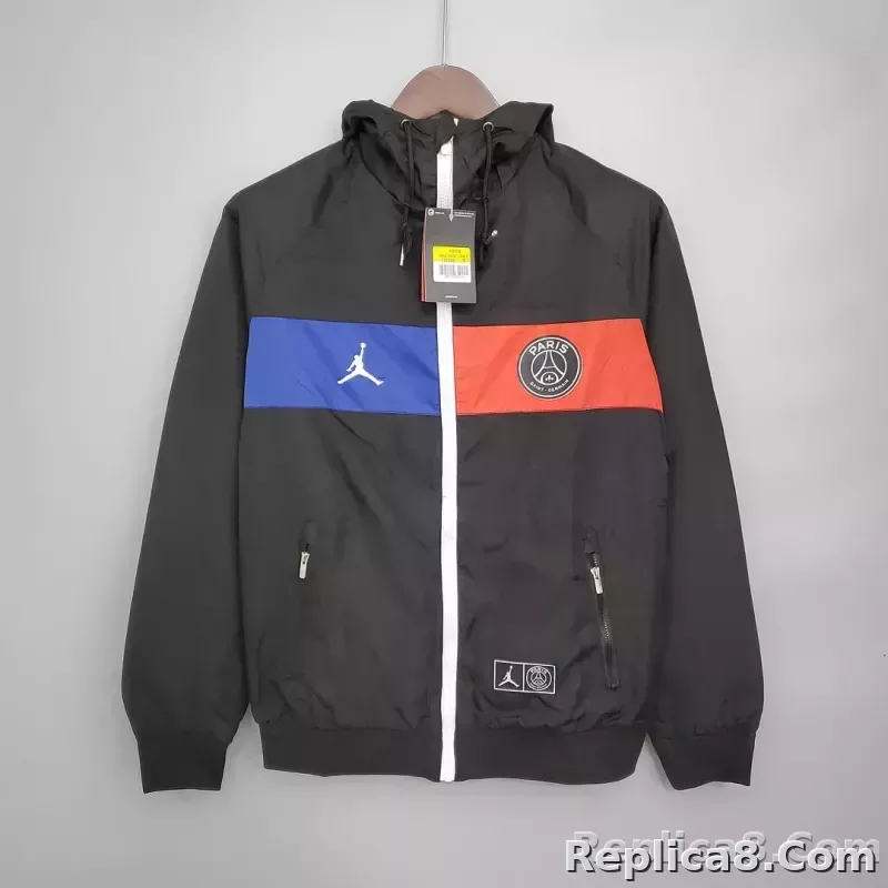 2021 Windbreaker Psg Paris Saint-Germain Black - detail