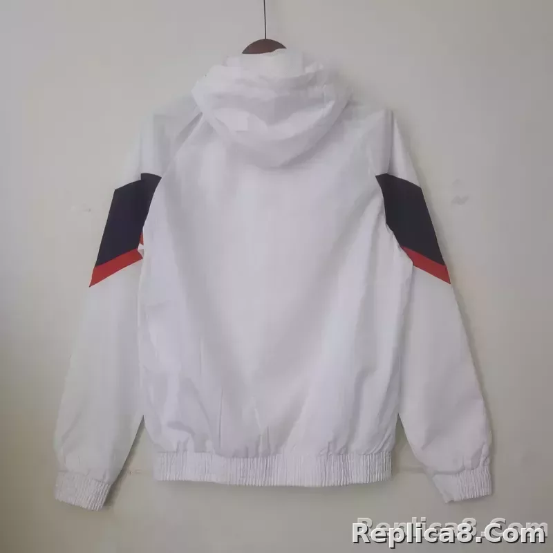 2022/2023 PSG Windbreaker White - detail