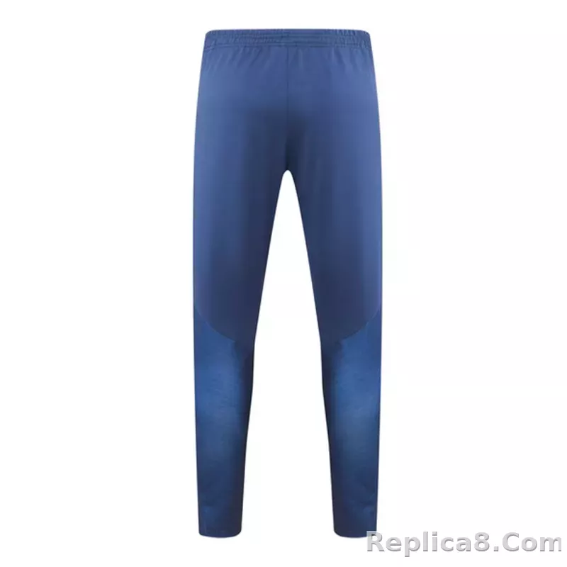 Kids PSG Zipper Sweatshirt Kit(Top+Pants) Navy 2023/24 - detail