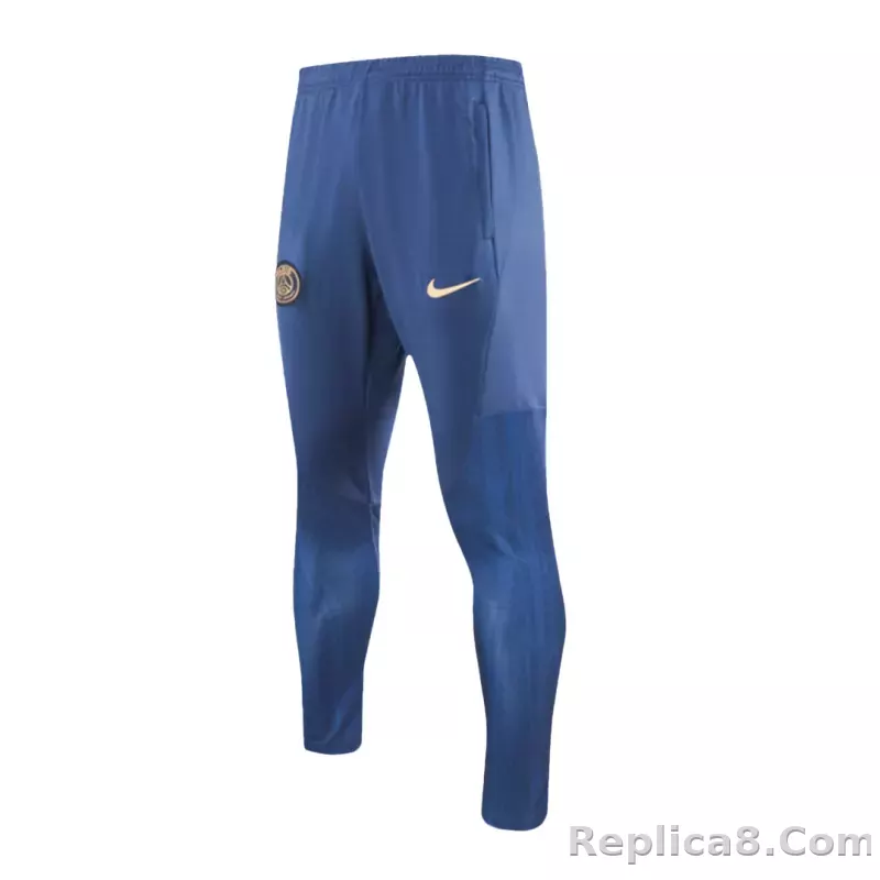 Kids PSG Zipper Sweatshirt Kit(Top+Pants) Navy 2023/24 - detail