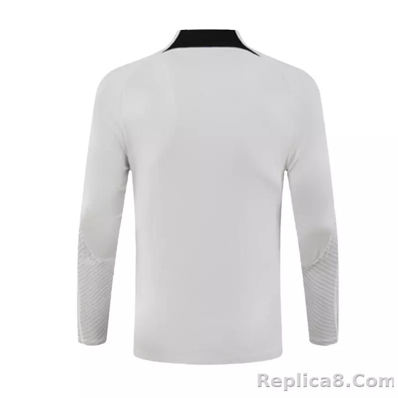 Kids PSG Zipper Sweatshirt Kit(Top+Pants) 2023/24 - detail