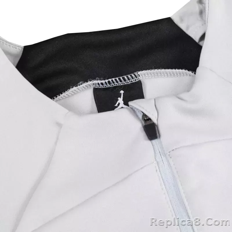 Kids PSG Zipper Sweatshirt Kit(Top+Pants) 2023/24 - detail