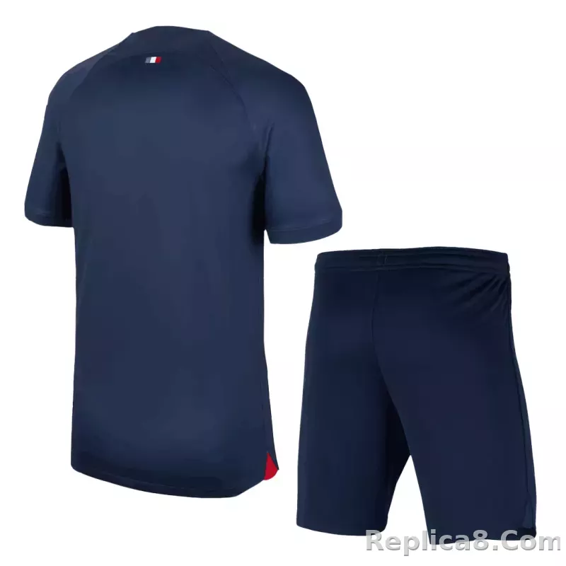 23-24 Paris Saint-Germain Home Whole Kit Jersey+Shorts+Socks - detail