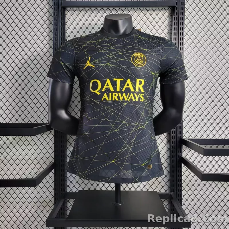 22-23 Paris Saint-Germain Fourth away Player Version Jersey