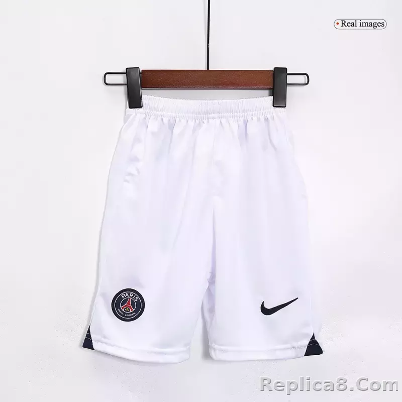 23-24 Paris Saint-Germain Away Kids Kit(Jersey+Shorts) - detail