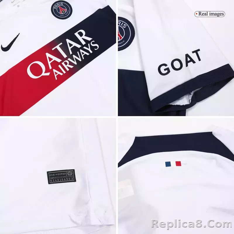 23-24 Paris Saint-Germain Away Kids Kit(Jersey+Shorts) - detail