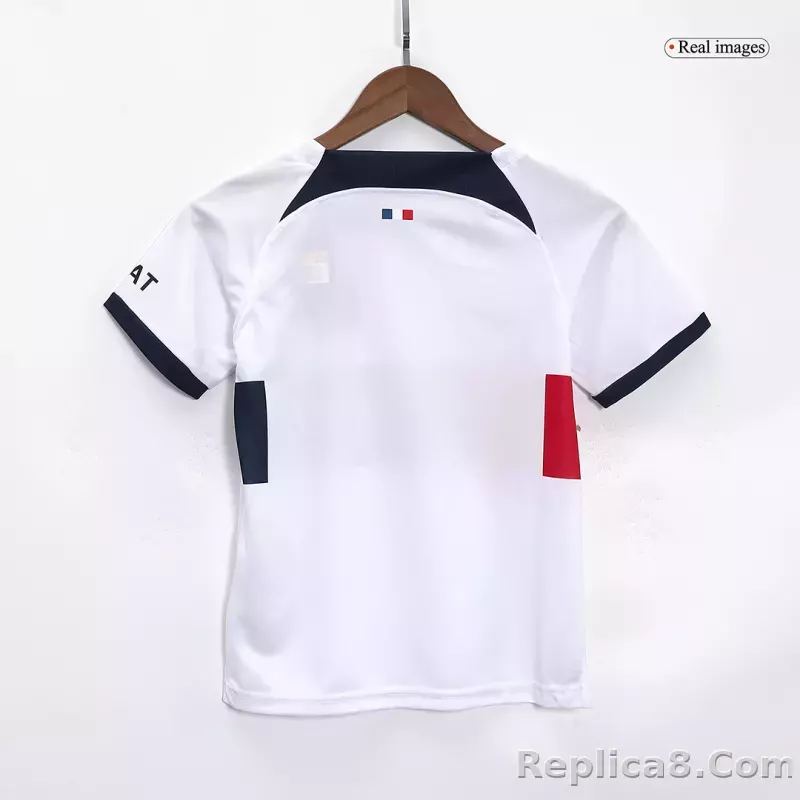 23-24 Paris Saint-Germain Away Kids Kit(Jersey+Shorts) - detail
