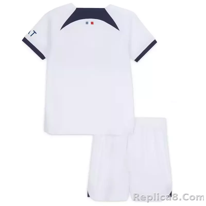 23-24 Paris Saint-Germain Away Kids Kit(Jersey+Shorts) - detail