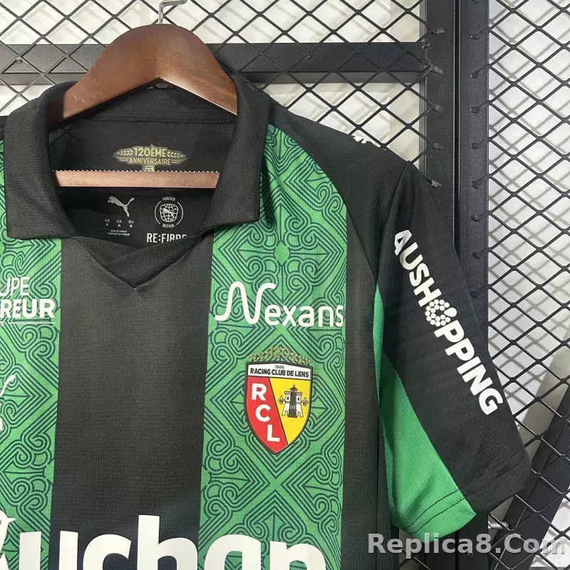 25-26  RC Lens Away Soccer Jersey - detail