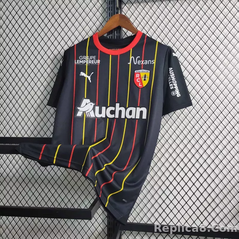 23-24  RC Lens Away Jersey Fan Version - detail
