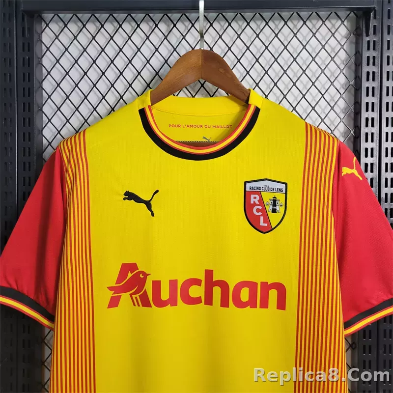 23-24  RC Lens Home Jerseys Fan Version - detail