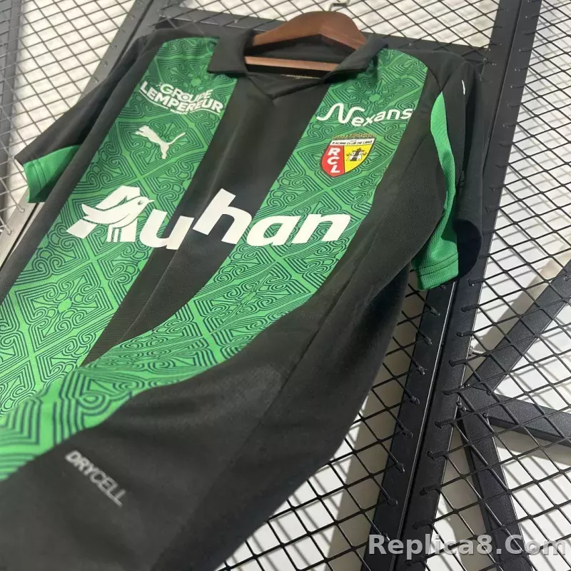 25-26 RC Lens Away Soccer Jersey - detail