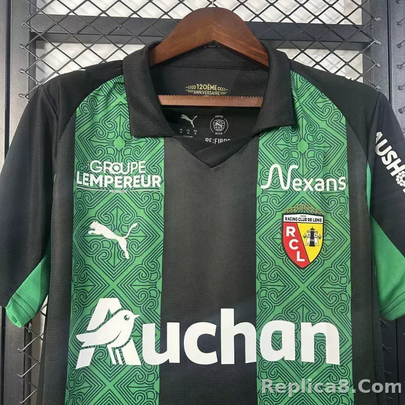 25-26 RC Lens Away Soccer Jersey - detail
