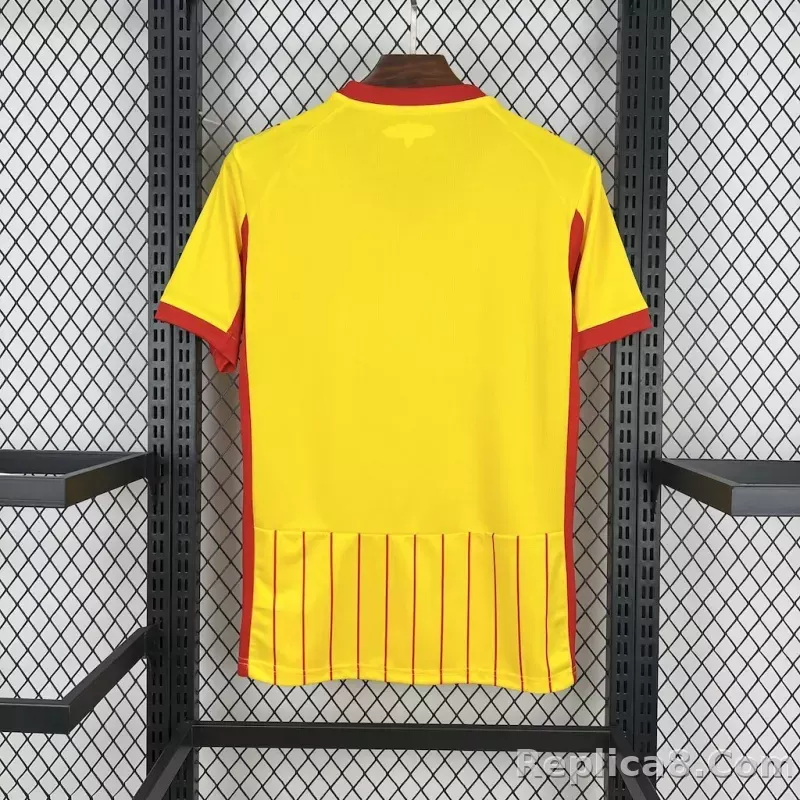 25-26 RC Lens Home Soccer Jersey - detail