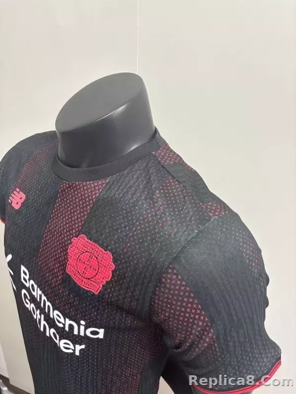 25-26 Bayer 04 Leverkusen Home Soccer Jersey Player Version - detail