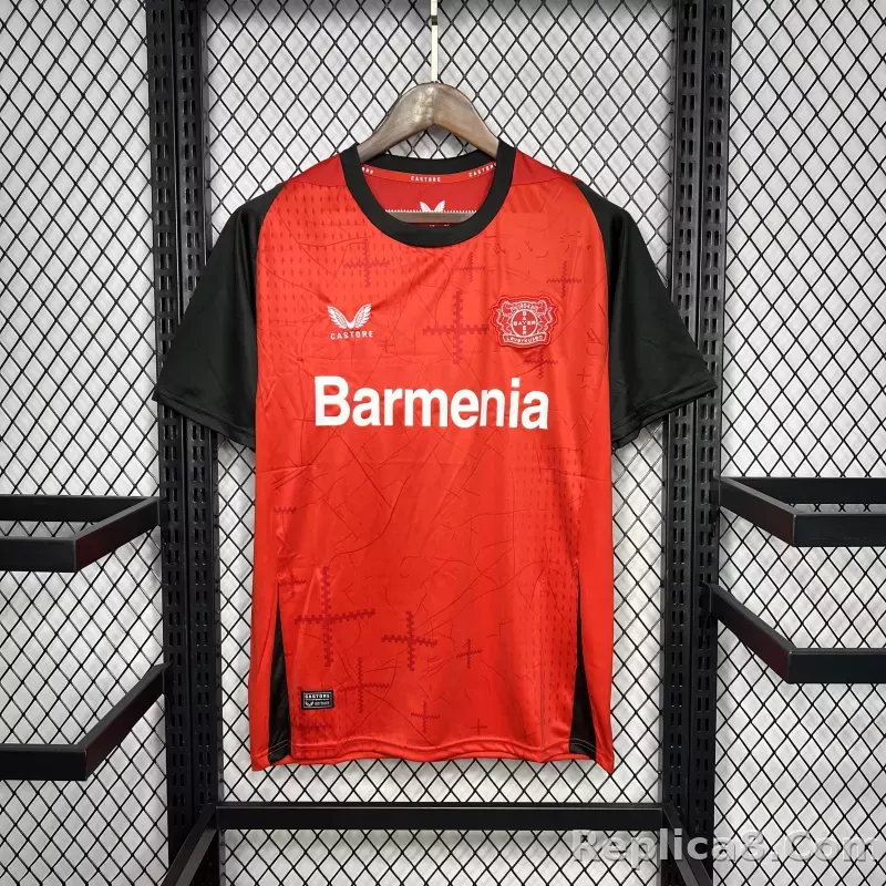 24-25 Bayer 04 Leverkusen Home Soccer Jersey