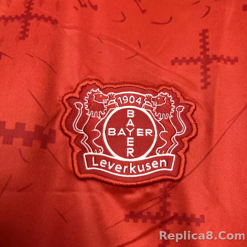 24-25 Bayer 04 Leverkusen Home Soccer Jersey - detail