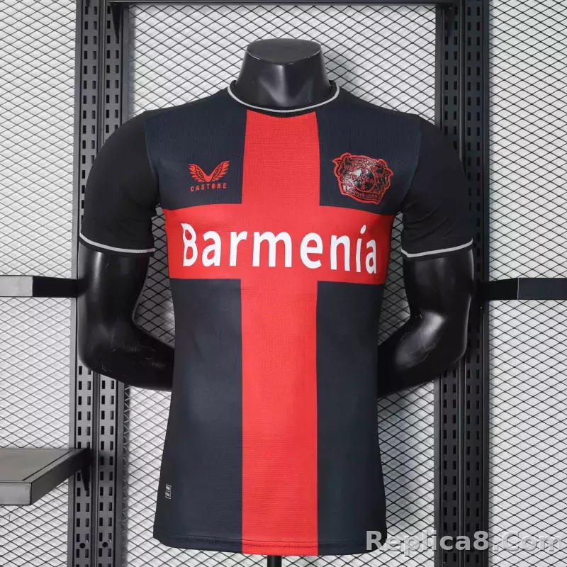 23-24 Bayer 04 Leverkusen Home Jersey Player Version