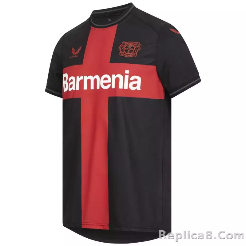 23-24 Bayer 04 Leverkusen Home Jersey Fan Version - detail