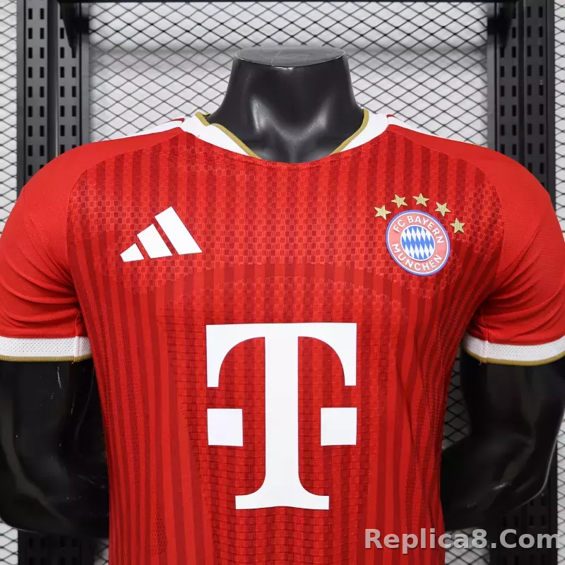 26-27 Bayern Munich Home Football Jersey Player Version - detail