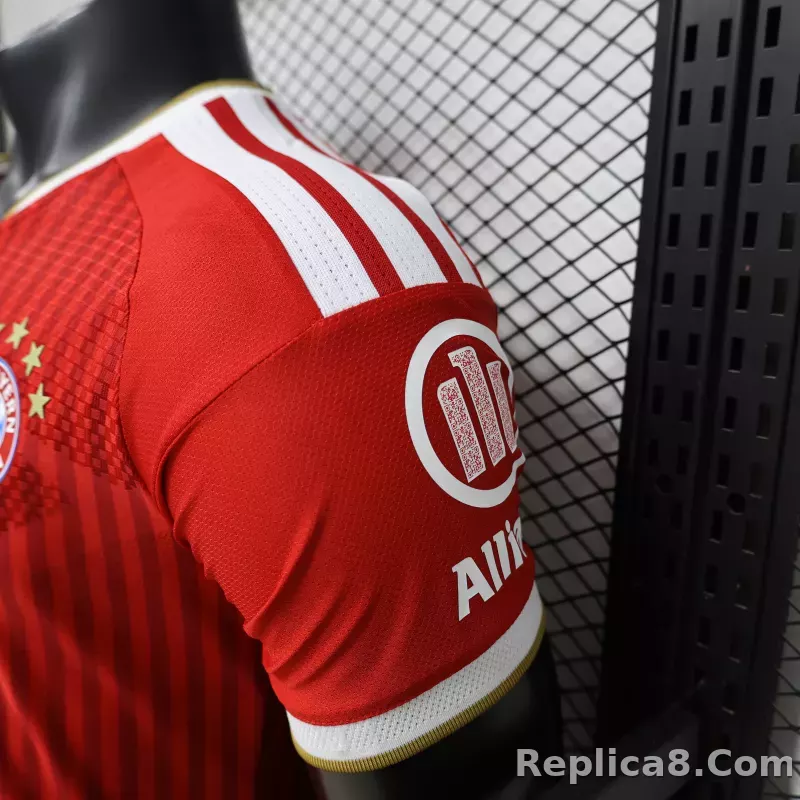 26-27 Bayern Munich Home Football Jersey Player Version - detail