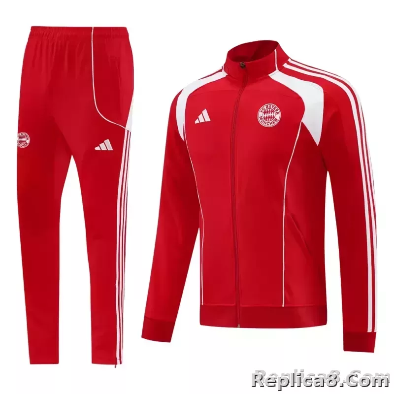 25-26 Bayern Munich Anthem Jacket Kit Red