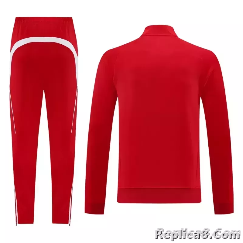 25-26 Bayern Munich Anthem Jacket Kit Red - detail