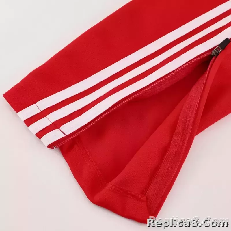 25-26 Bayern Munich Anthem Jacket Kit Red - detail