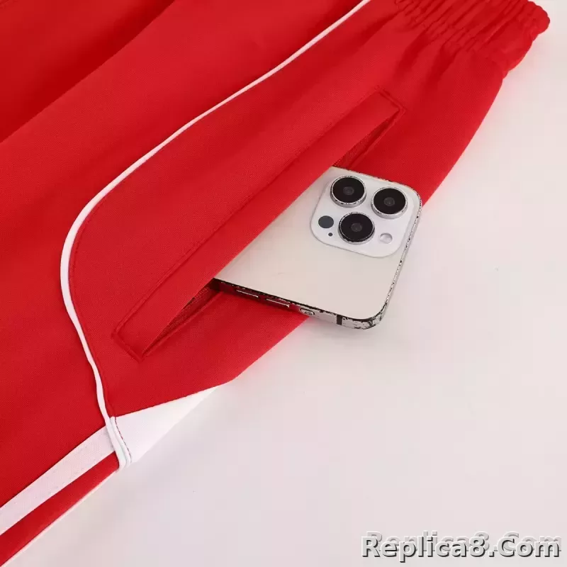 25-26 Bayern Munich Anthem Jacket Kit Red - detail