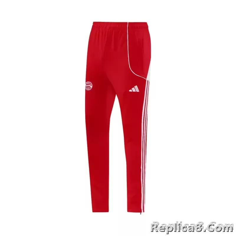 25-26 Bayern Munich Anthem Jacket Kit Red - detail