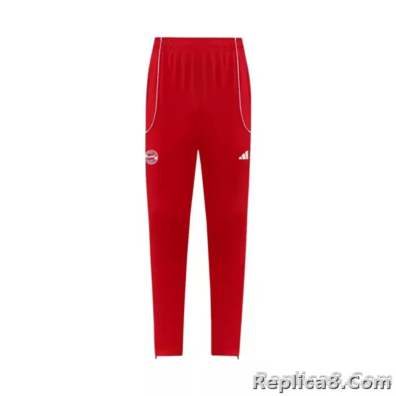 25-26 Bayern Munich Anthem Jacket Kit Red - detail