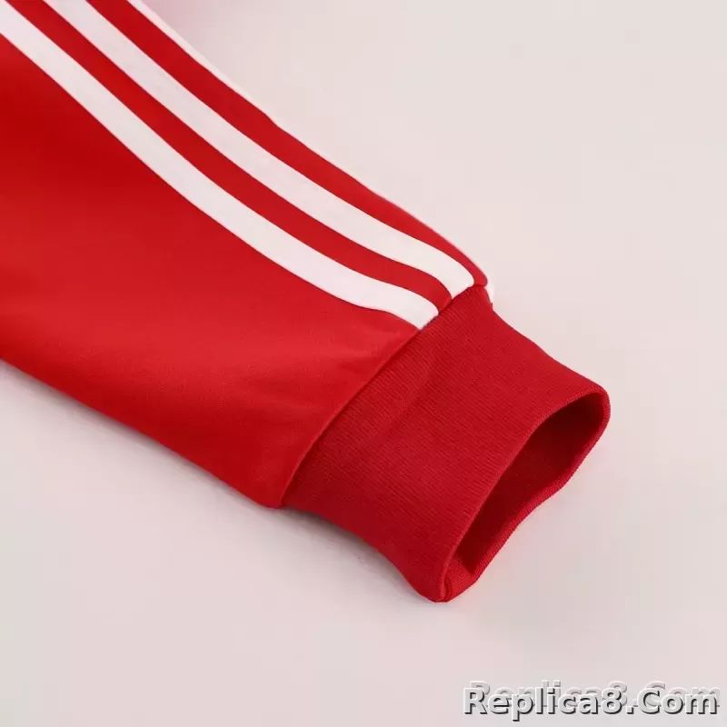 25-26 Bayern Munich Anthem Jacket Kit Red - detail