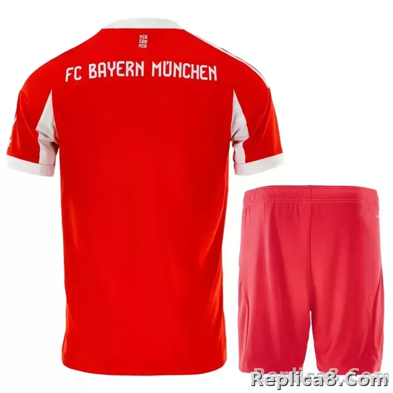 25-26 Bayern Munich Home Football Full Kit Jersey+Shorts+Socks - detail