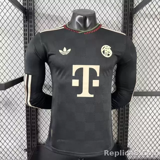 25-26 Bayern Munich Third Away Jersey Player Version Long Sleeve