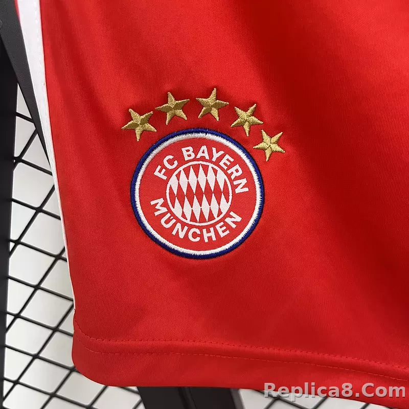 25-26 Bayern Munich Home Soccer Shorts - detail