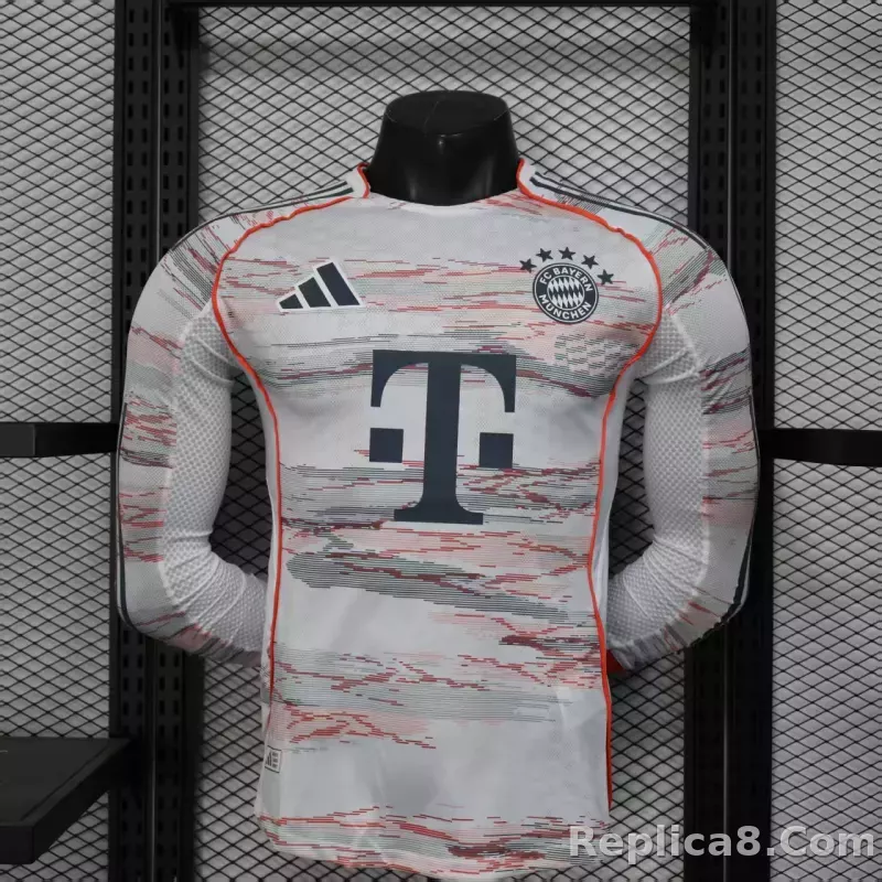 Bayern München 25-26 Bayern Munich Away Jersey Player Version Long Sleeve vs The Original: A Detailed Comparison