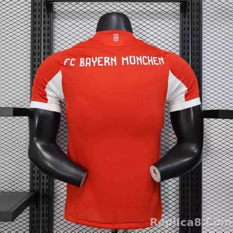 25-26 Bayern Munich Home Football Jersey - detail