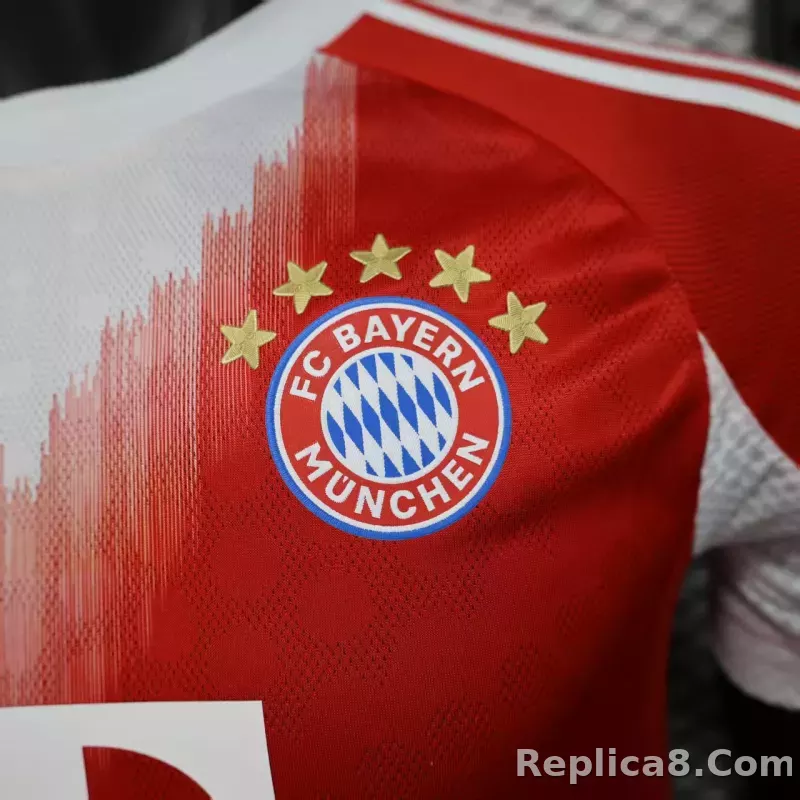 25-26 Bayern Munich Home Football Jersey - detail