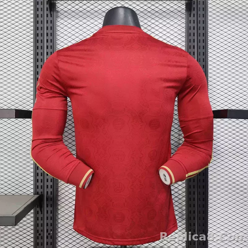 24-25 Bayern 125th Anniversary Commemoration Long Sleeve - detail