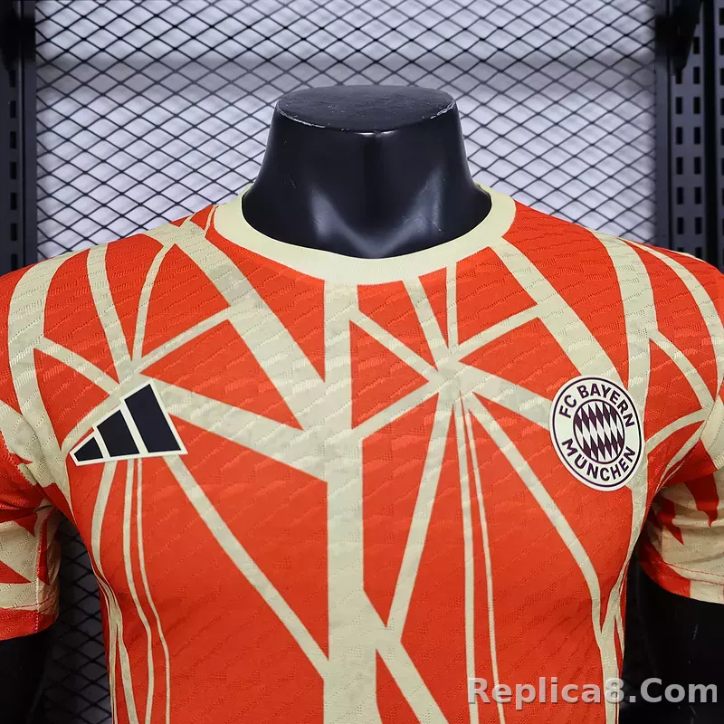 24-25 Bayern Orange Player Version Jersey - detail