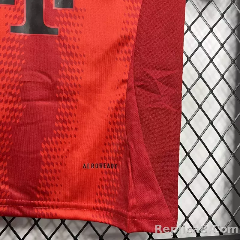 24-25 Bayern Munich Home Soccer Kids Kit Jersey+Shorts - detail
