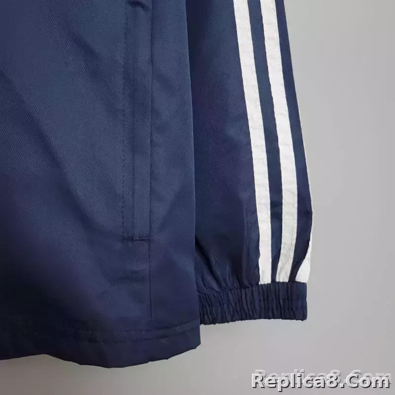 2021 Windbreaker Football Jersey Bayern Munich Royal Blue 1:1 Thai Quality - detail