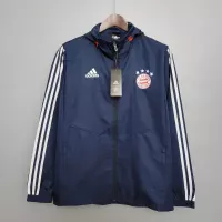 2021 Windbreaker Football Jersey Bayern Munich Royal Blue 1:1 Thai Quality - view 5