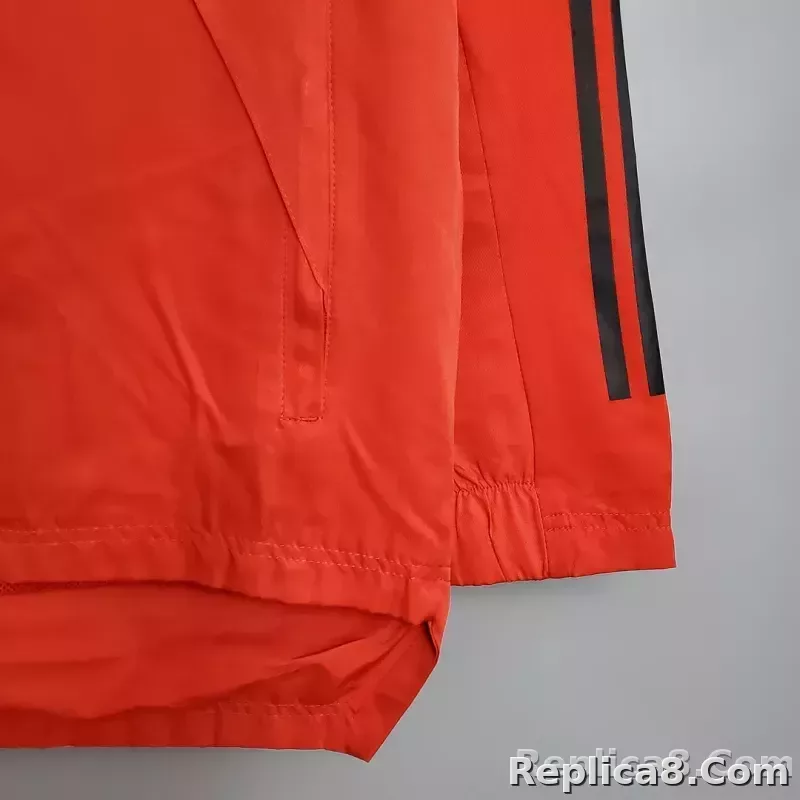 2021 Windbreaker Football Jersey Bayern Munich Red 1:1 Thai Quality - detail