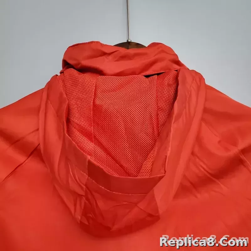 2021 Windbreaker Football Jersey Bayern Munich Red 1:1 Thai Quality - detail