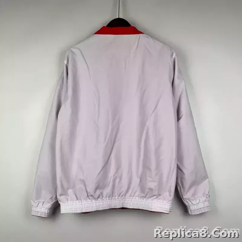 2023-2024 Bayern Munich Reversible Windbreaker （Red-white）Soccer Jersey 1:1 Thai Quality - detail
